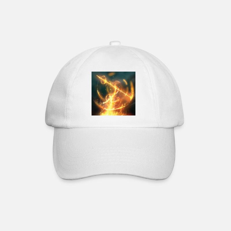 Fire Spear - Baseballkappe - Weiß/Weiß