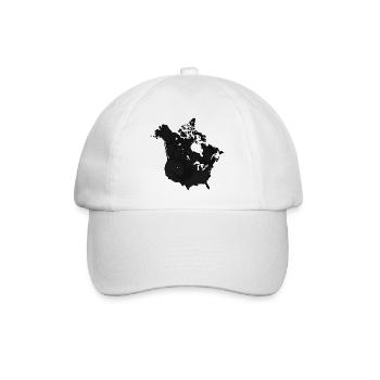 USA Canada Fusion Amérique du Nord Amitié - Casquette classique - blanc/blanc - Devant