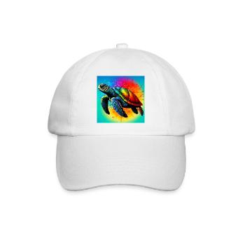 tortue - Casquette classique - blanc/blanc - Devant