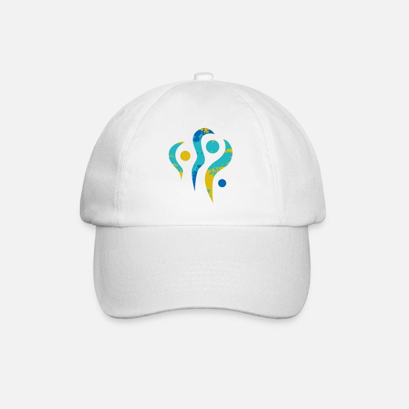 Yoga design_24 - Casquette classique - blanc/blanc