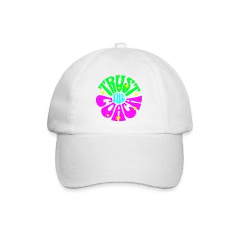 Tennis Trainer Shirt, Trust the Coach hoodie - Baseball Cap - white/white - Front