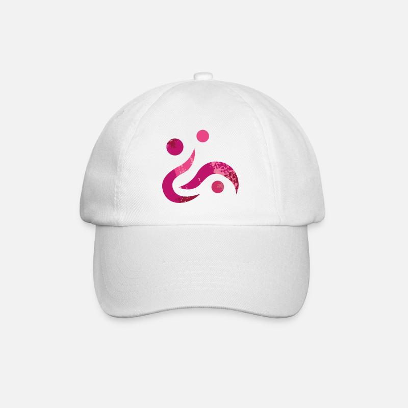 yoga-design_38 - Baseballkappe - Weiß/Weiß