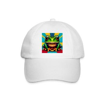 grenouille - Casquette classique - blanc/blanc - Devant
