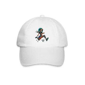 Dia Muertos Runner - Baseballkappe - Weiß/Weiß - Vorne