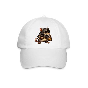Rat voleur - Casquette classique - blanc/blanc - Devant
