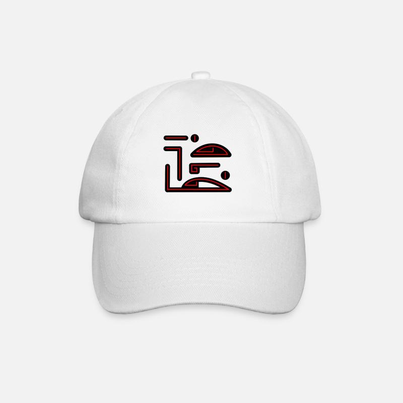 Vampire Glyph, Clan Emblem, Symbol, Scripture - Baseball Cap - white/white