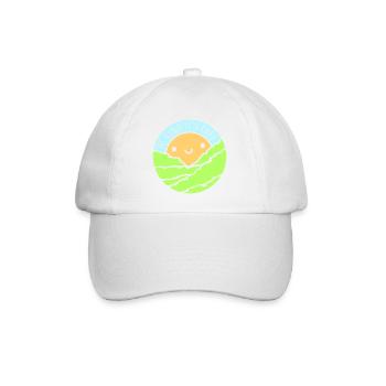 Sois gentil, c’est une déclaration de gentillesse gratuite qui dit - Casquette classique - blanc/blanc - Devant