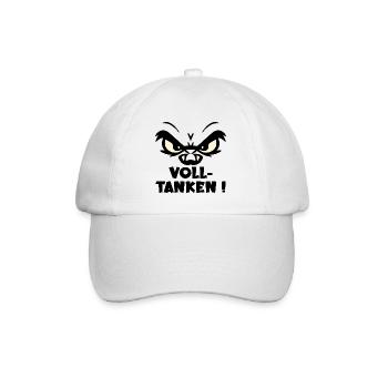 TANKEN EMOTIONEN Volltanken - Baseballkappe - Weiß/Weiß - Vorne