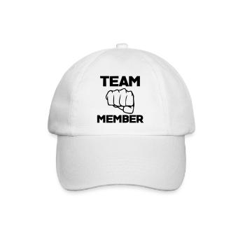 Team Member - Baseball Cap - white/white - Front