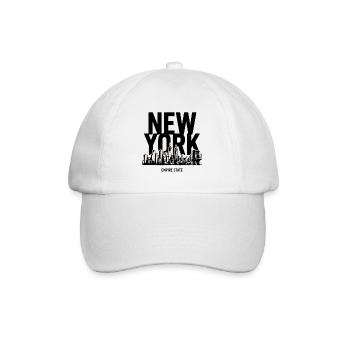 Urban skyline: skyline and bridges - Baseball Cap - white/white - Front