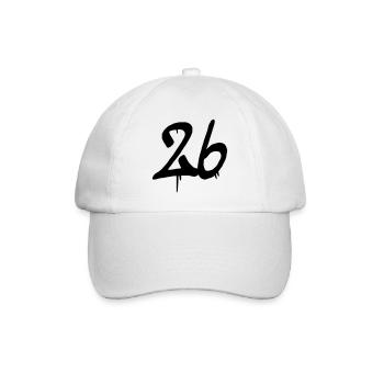 26 - Baseball Cap - white/white - Front