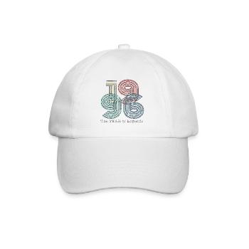 Vintage 1996 - Baseballkappe - Weiß/Weiß - Vorne