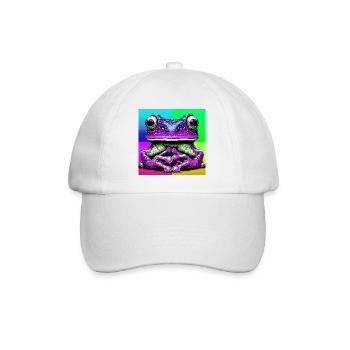 frog - Baseball Cap - white/white - Front