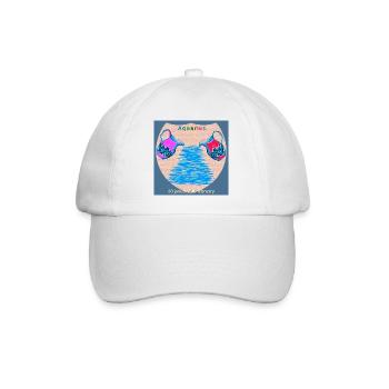 Verseau - Casquette classique - blanc/blanc - Devant