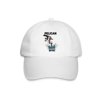 Pélican Brun Plongeon Mer Dive Pelican - Casquette classique - blanc/blanc - Devant