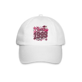 Cherry 1950's Leopard Pink - Baseball Cap - white/white - Front