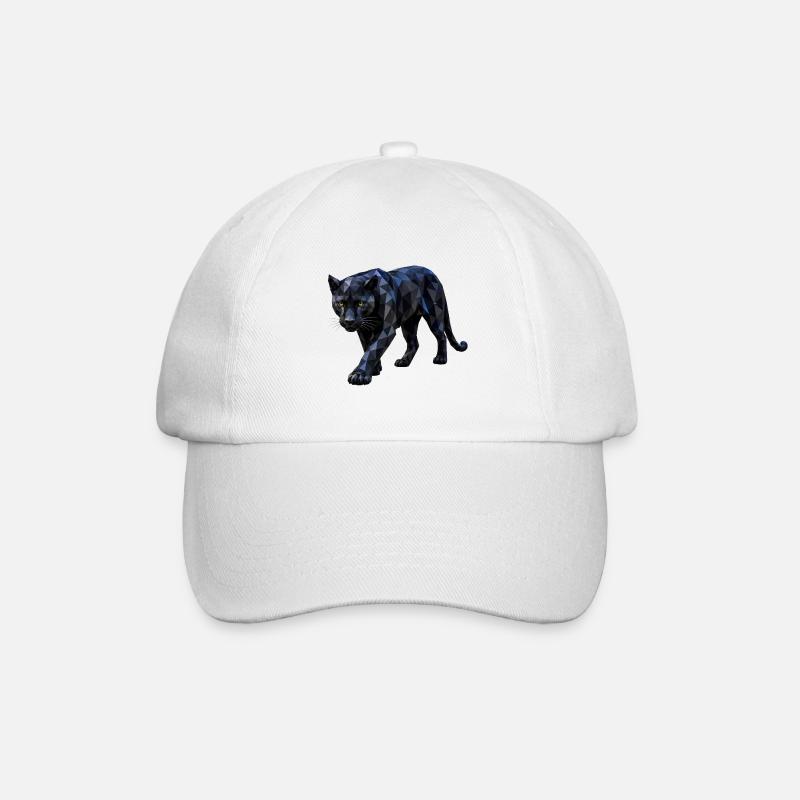 Polygon-Panther - Baseballkappe - Weiß/Weiß