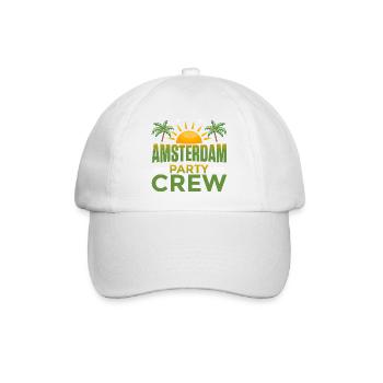 Amsterdam Party Crew - Casquette classique - blanc/blanc - Devant