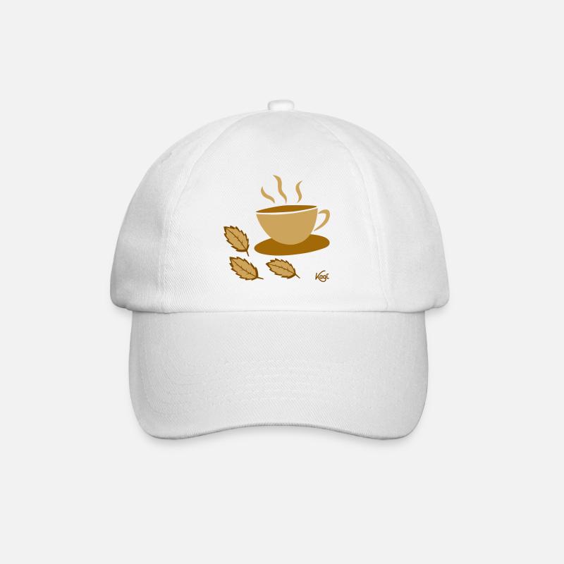 Tasse de thé2 - Casquette classique - blanc/blanc