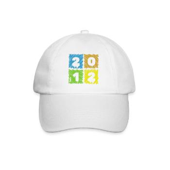 Patches colorées pour le 14e anniversaire depuis 07/2012 - Casquette classique - blanc/blanc - Devant