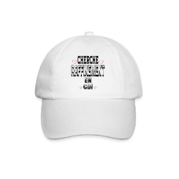 Cherche Raffinement en CDI - Casquette classique - blanc/blanc - Devant