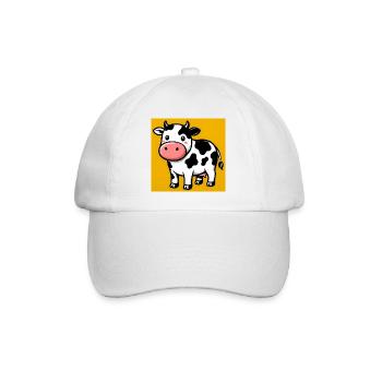 vache - Casquette classique - blanc/blanc - Devant