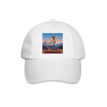 Collection de dessins animés GIDAGI Fitness - Casquette classique - blanc/blanc - Devant