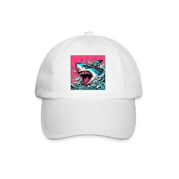 Requin - Casquette classique - blanc/blanc - Devant
