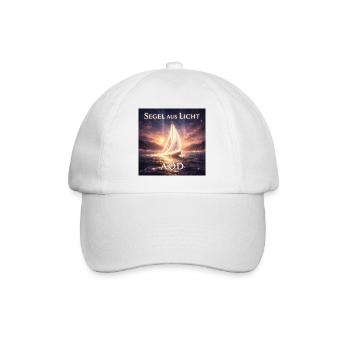 Segel aus Licht (Maincover) - Baseballkappe - Weiß/Weiß - Vorne