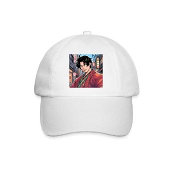 stickers style manga - Casquette classique - blanc/blanc - Devant