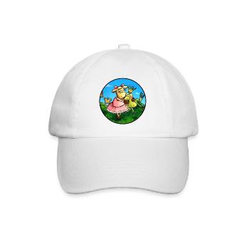 Prince Grenouille mouton - Casquette classique - blanc/blanc - Devant