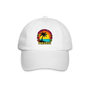 Salutations du Paradis - Casquette classique - blanc/blanc - Devant