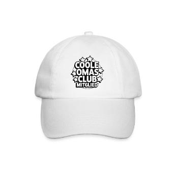 Coole Omas Club - Baseballkappe - Weiß/Weiß - Vorne
