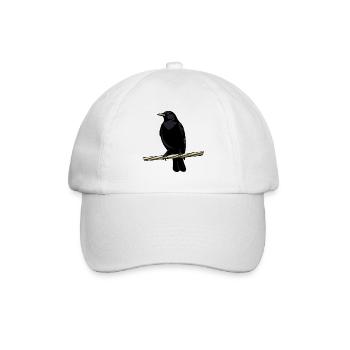 Observation urbaine des oiseaux : conception minimale de la nature - Casquette classique - blanc/blanc - Devant