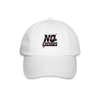 No Excuses Powerlift - Baseball Cap - white/white - Front
