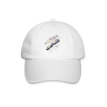 Formes géométriques de lames - Casquette classique - blanc/blanc - Devant