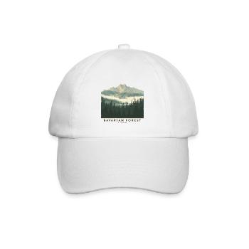 Forêt de Bavière | Parc national vintage - Casquette classique - blanc/blanc - Devant