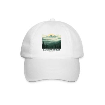 Bavarian Forest | Vintage National Park - Baseball Cap - white/white - Front