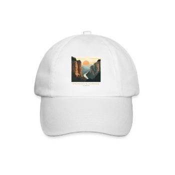Suisse saxonne | Parc national vintage - Casquette classique - blanc/blanc - Devant