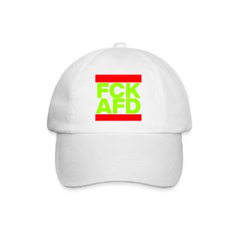 FCK AFD, NIE WIEDER IST JETZT, PAS DE NZS, PAS D’AFD - Casquette classique - blanc/blanc - Devant