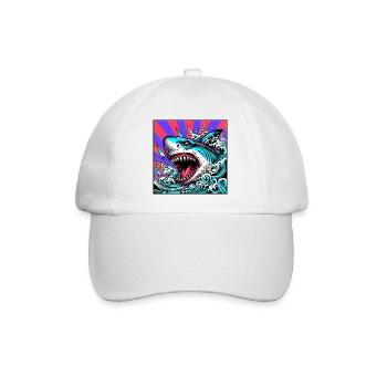 Requin - Casquette classique - blanc/blanc - Devant