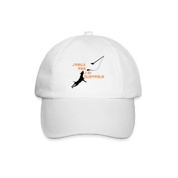Staffie j'peux pas j'ai flirtpole sport - 002 - Casquette classique - blanc/blanc - Devant
