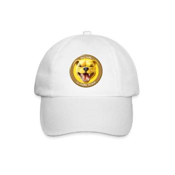 Stafficone Badge simulé féroce - 053b - Casquette classique - blanc/blanc - Devant