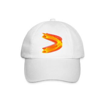Goldene Dynamik – Chaos Theory - Baseballkappe - Weiß/Weiß - Vorne