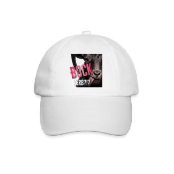 Kerb Motiv Bock - Baseballkappe - Weiß/Weiß - Vorne
