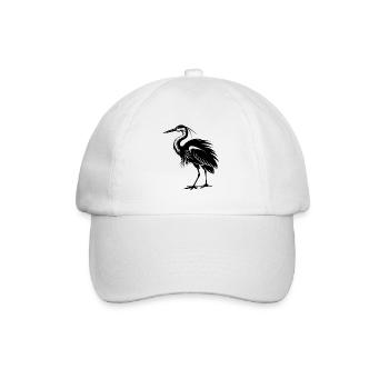 Egret - Baseball Cap - white/white - Front