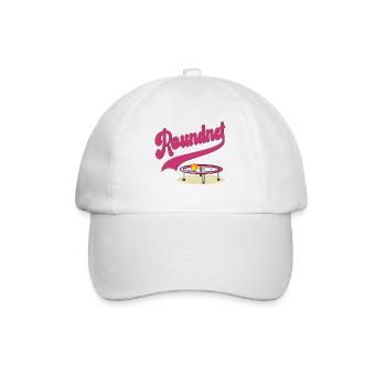 Roundnet Set - Baseballkappe - Weiß/Weiß - Vorne