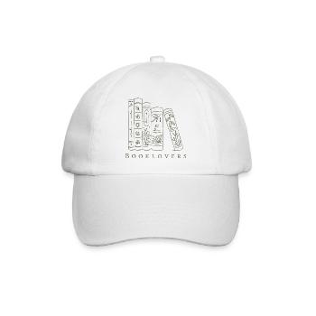 Amoureux des livres - Casquette classique - blanc/blanc - Devant