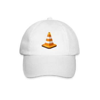 Cône de signalisation - Casquette classique - blanc/blanc - Devant