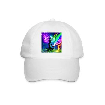 Idegen_Saman - Baseball Cap - white/white - Front